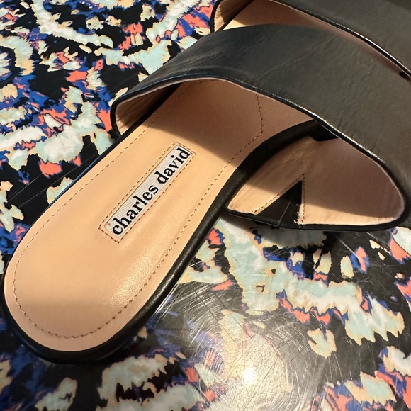 NBW Charles David Black Sandals! Size 10! - Picture 4 of 7